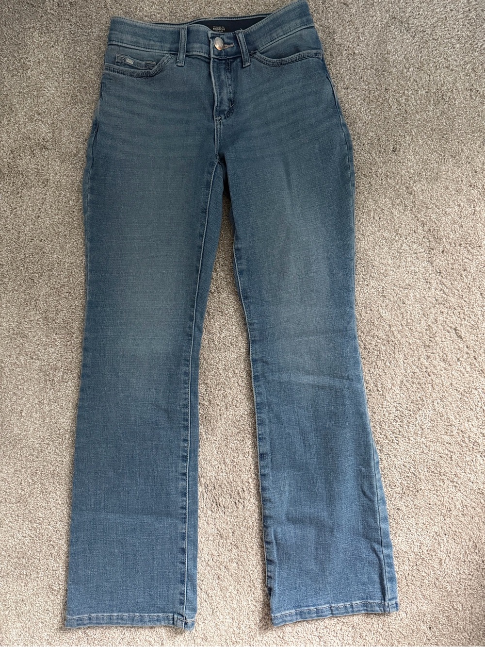 Lee Blue Bootcut Mid Rise Jeans